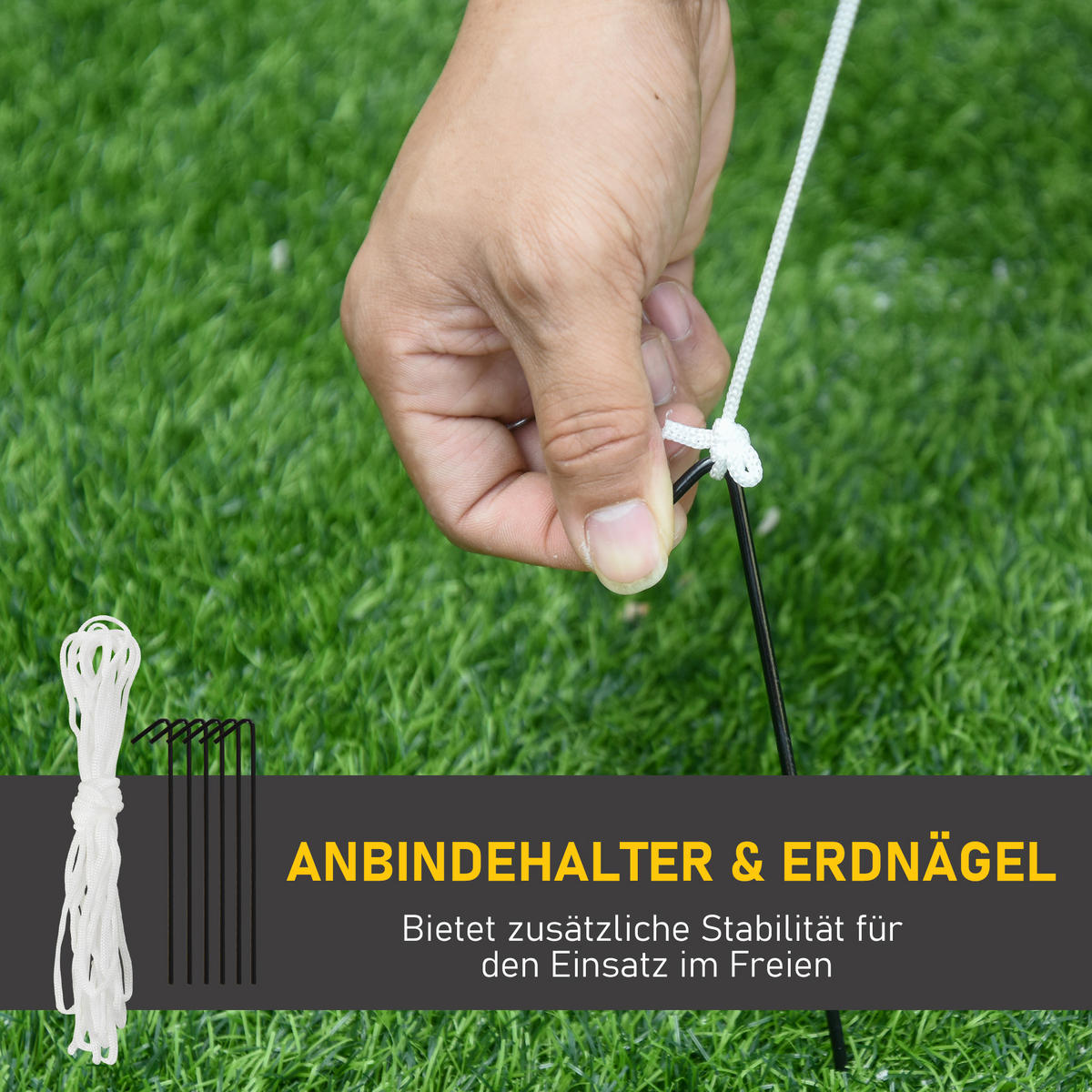 WEIHNACHTSDEKO aufblasbar, 2,4 m Weihnachtsmann mit LED-Beleuchtung Zuckerstange - Rot, Textil (95/243/125cm) - HOMCOM