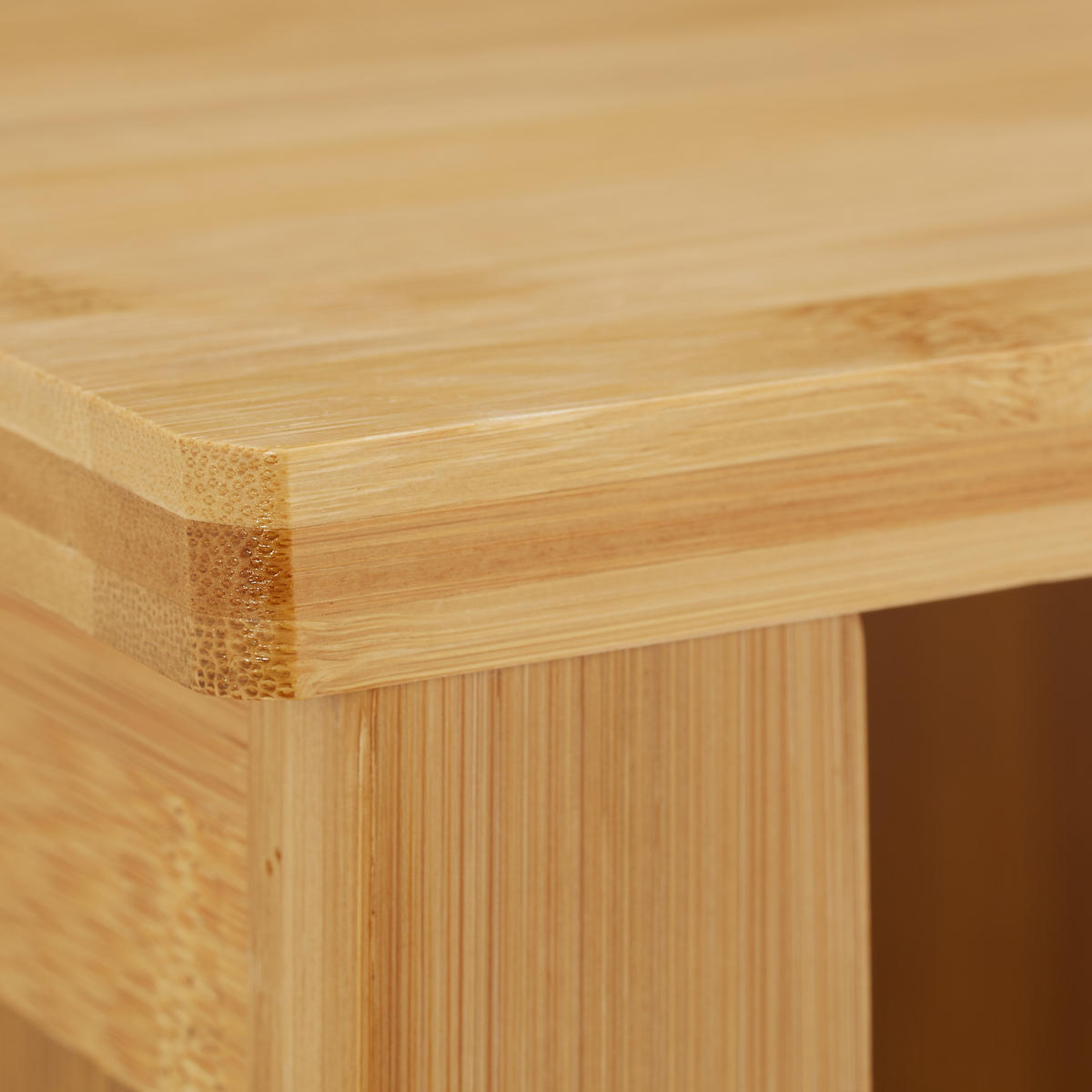 KOUPELNOVÁ skříňka - světle hnědá, dřevo (50/92/25cm) - Relaxdays