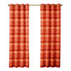 ÖSENVORHANG Morocco blickdicht 2er-Set, 137/137 cm - Terracotta, Textil (137/137cm) - Homescapes