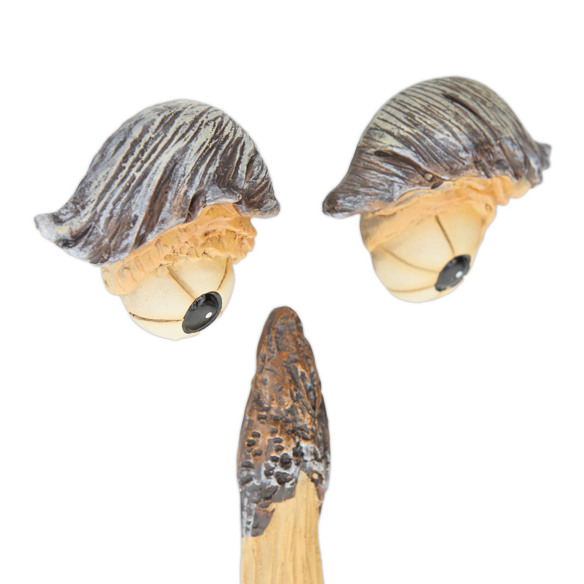 BAUMGESICHT - Multicolor, Kunststoff (11/4.5/2.5cm) - Relaxdays