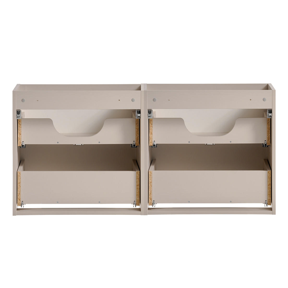 WASCHTISCHUNTERSCHRANK 120.4cm Manoa Kaschmir - Beige, Holzwerkstoff (120.4/59/40cm) - Petits-meubles