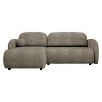COLTAR Dream L - negru/maro deschis, material plastic/material textil (233/160cm) - MIRJAN24