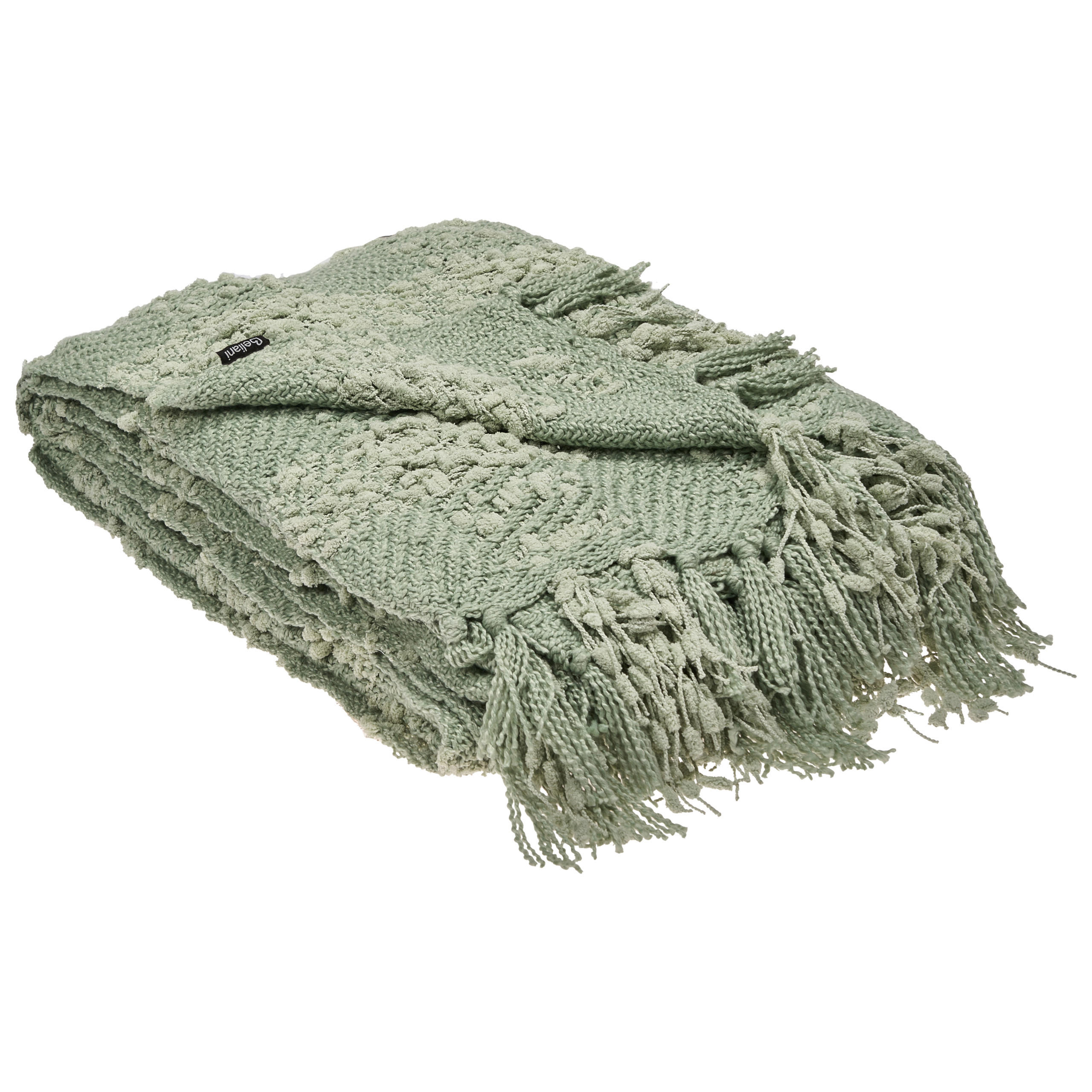 PŘIKRÝVKA Látka 150/200 cm Zelená Vella - zelená barva, textil (150/200cm) - Beliani