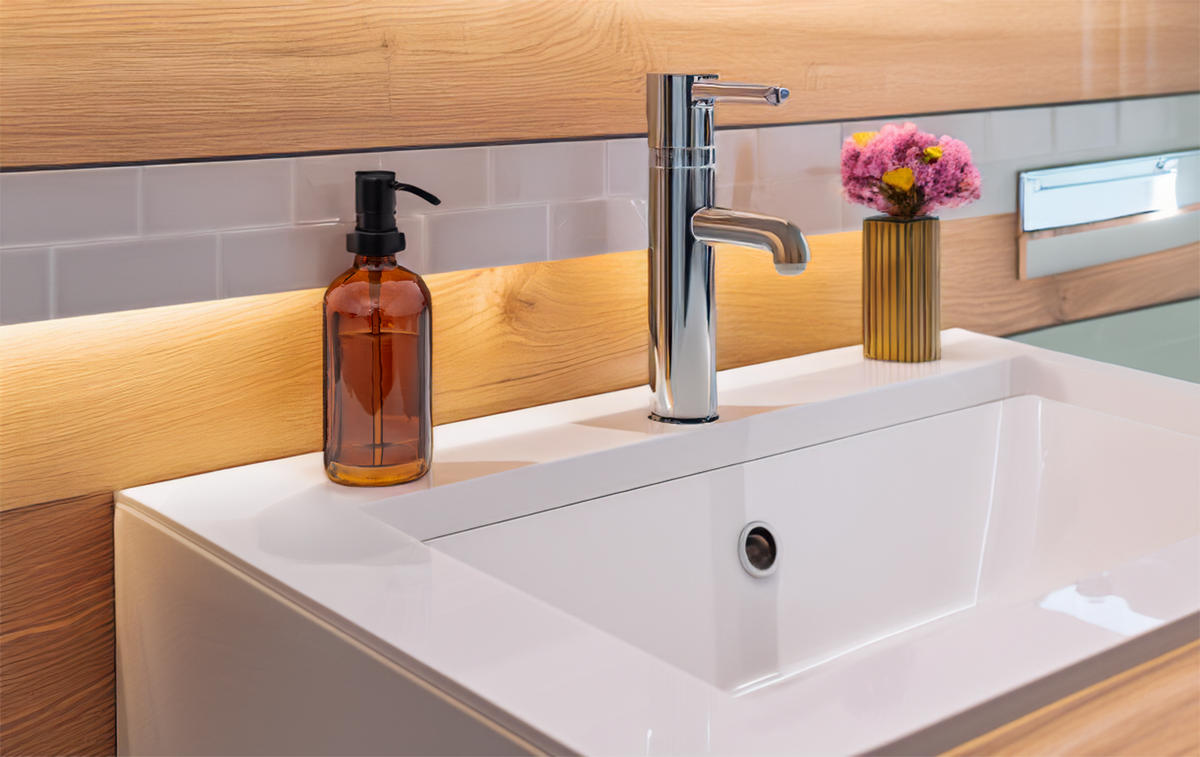 SEIFENSPENDER 450 ml 7,4/9,5/21 cm - Braun, Kunststoff (9.5/21/7.4cm) - 5five Simply Smart