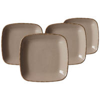 SUPPENTELLER Casa grau ø 22 cm 4er Set - Grau, Keramik (22cm) - Ritzenhoff Breker