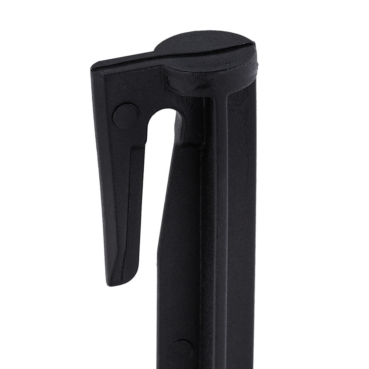 100XMÄHROBOTER-ERDHAKEN - Schwarz, Kunststoff (2/8.5/1cm) - Relaxdays