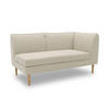 GARTENLOUNGE-SOFA 2-Sitzer Rechts Braelyn 159x82x82 Outdoorbezug sand - Sandfarben, Kunststoff (82/82/159cm) - 58aufmkessel