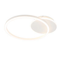 LED-DECKENLEUCHTE Falkenwall 30.0/5/35.0 cm - Weiß, Metall (35/30/5cm) - ZMH