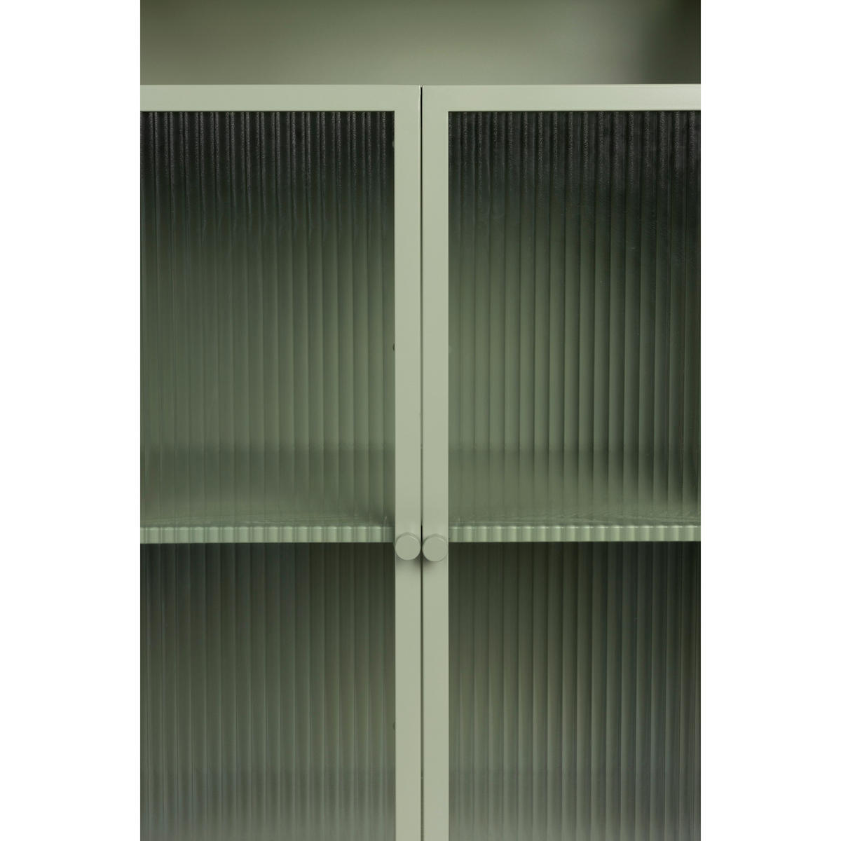 DESIGN-SIDEBOARD - Metall - Mandelgrün - Pastellgrün, Metall (35/105/60cm) - Drawer