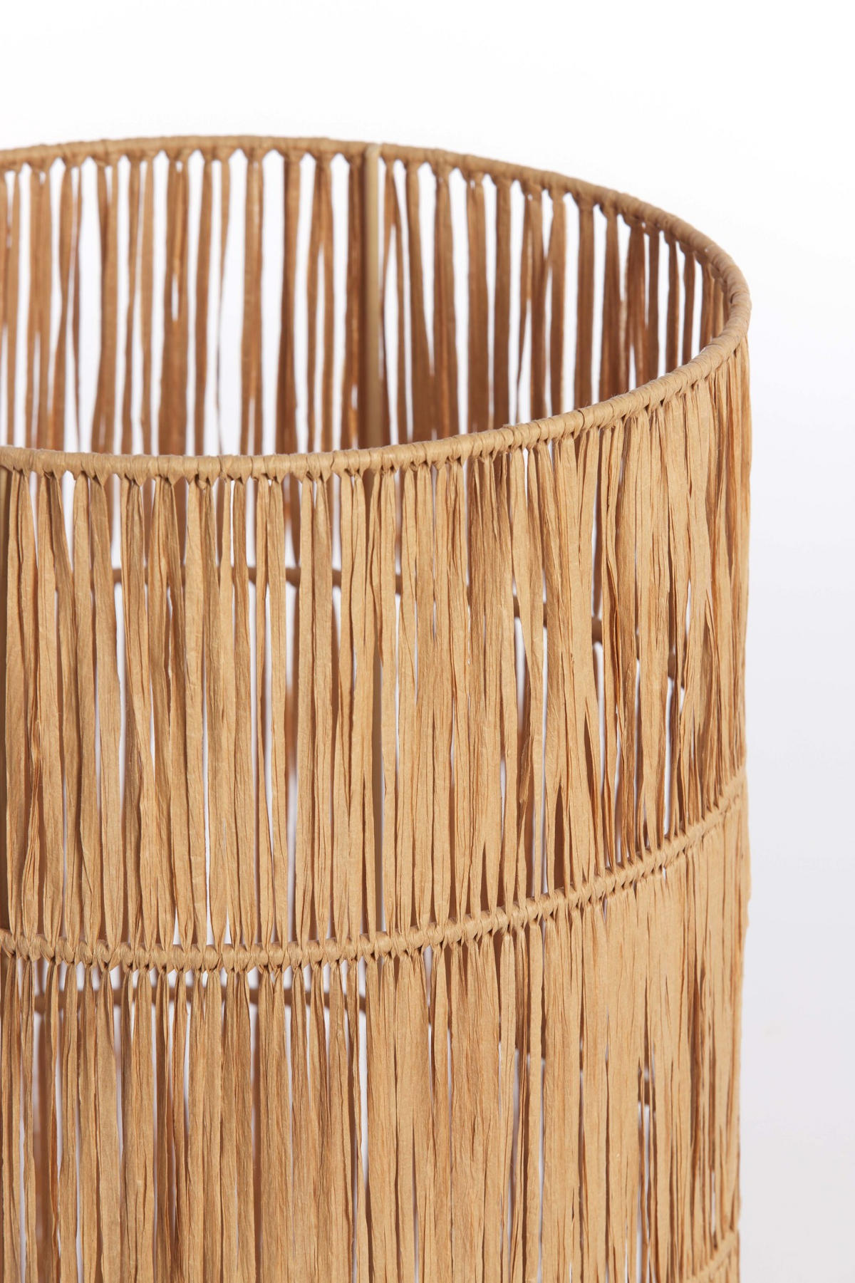 LAMPENSCHIRM Lanzano Braun Ø25/30 cm - Braun, Textil (25/25/30cm) - Light & Living