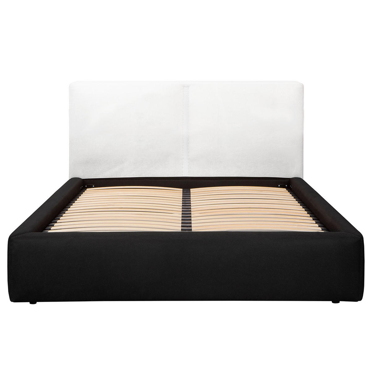 POLSTERBETT - Weiß, Textil (180/200cm) - home24