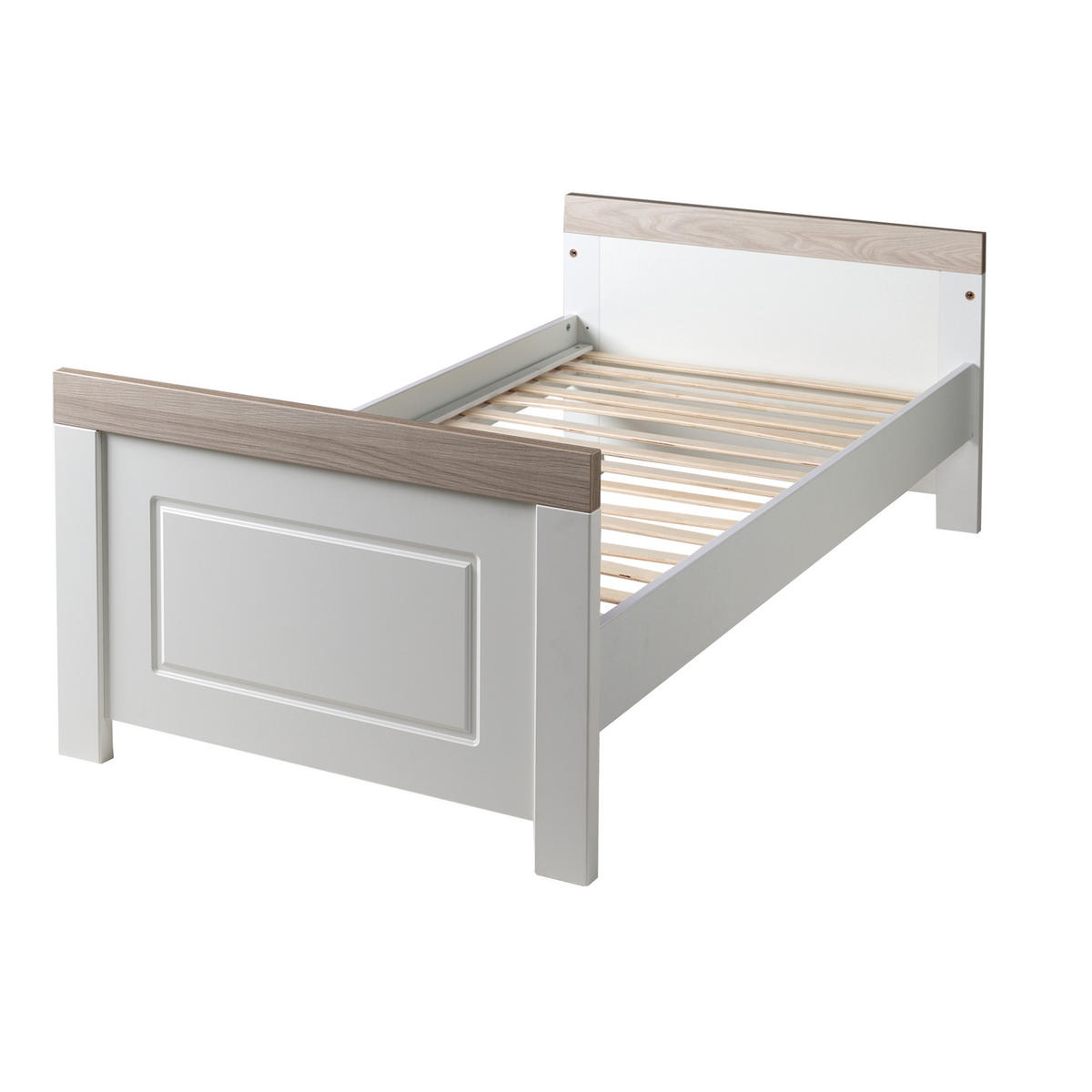 BABYBETT Felicia 70 x 140 cm - Weiß, Holzwerkstoff (70/140cm) - Roba
