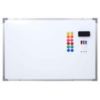 WHITEBOARD Weiß - Weiß, Metall (90/60/2cm) - MCW