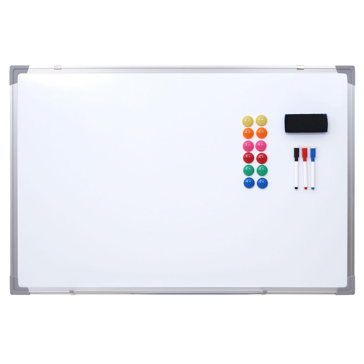WHITEBOARD Weiß - Weiß, Metall (90/60/2cm) - MCW