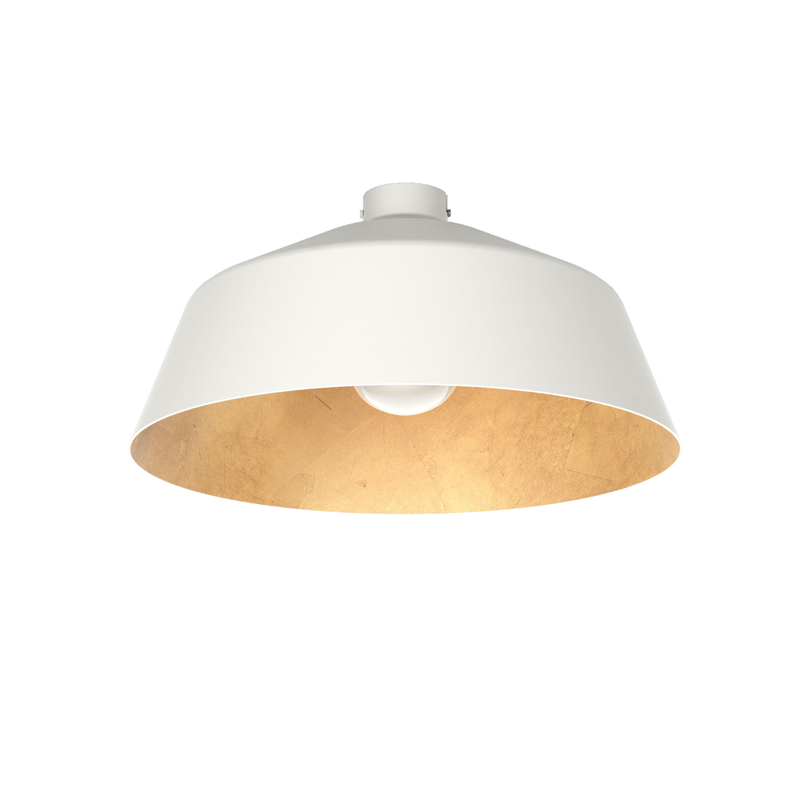 DECKENLEUCHTE - Goldfarben, Metall (50/50/30cm) - Lumicom