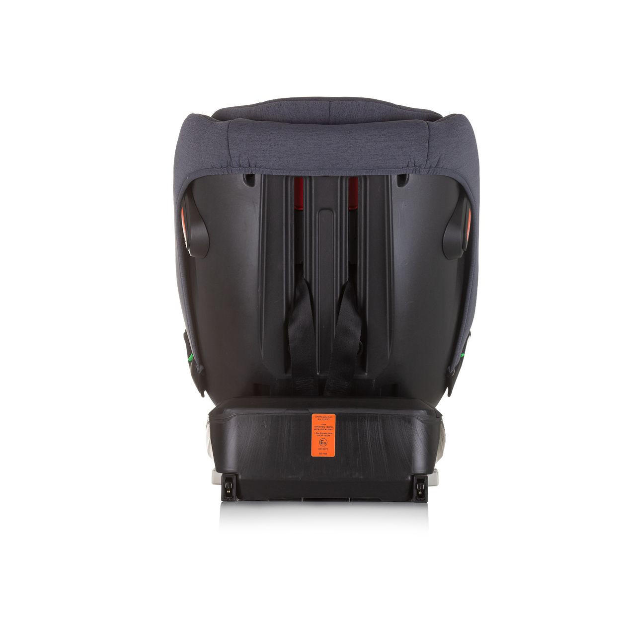 KINDERSITZ Tourino i-Size (40-150cm) grau/hellgrau Isofix, höhenverstellbar, Stützbein, drehbar - Silberfarben, Kunststoff (46/78/49cm) - Chipolino