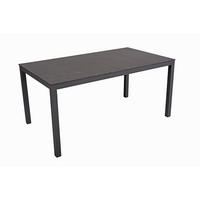 GARTENTISCH Daniel Terrassentisch - Grau, Kunststoff (158/90/74cm) - DELUKE