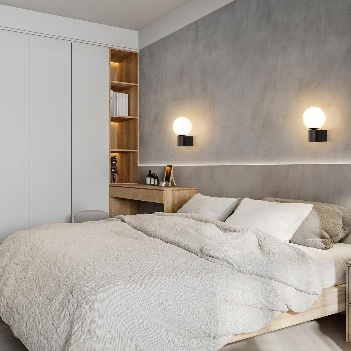 WANDLEUCHTE Resistor 11.5/10.5/16 cm - Schwarz, Metall (10.5/16/11.5cm) - ZMH