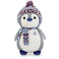 KUSCHELTIER Pinguin Grau 20 cm - Multicolor, Textil (21/20cm)