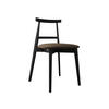 WOHNZIMMER STUHL KT71, Holzfarbe: Schwarz - Schwarz/Braun, Holz/Textil (48/75/54cm) - MIRJAN24
