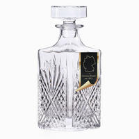 WHISKEY KARAFFE 800 ml - Transparent, Glas (0.8L) - Intirilife