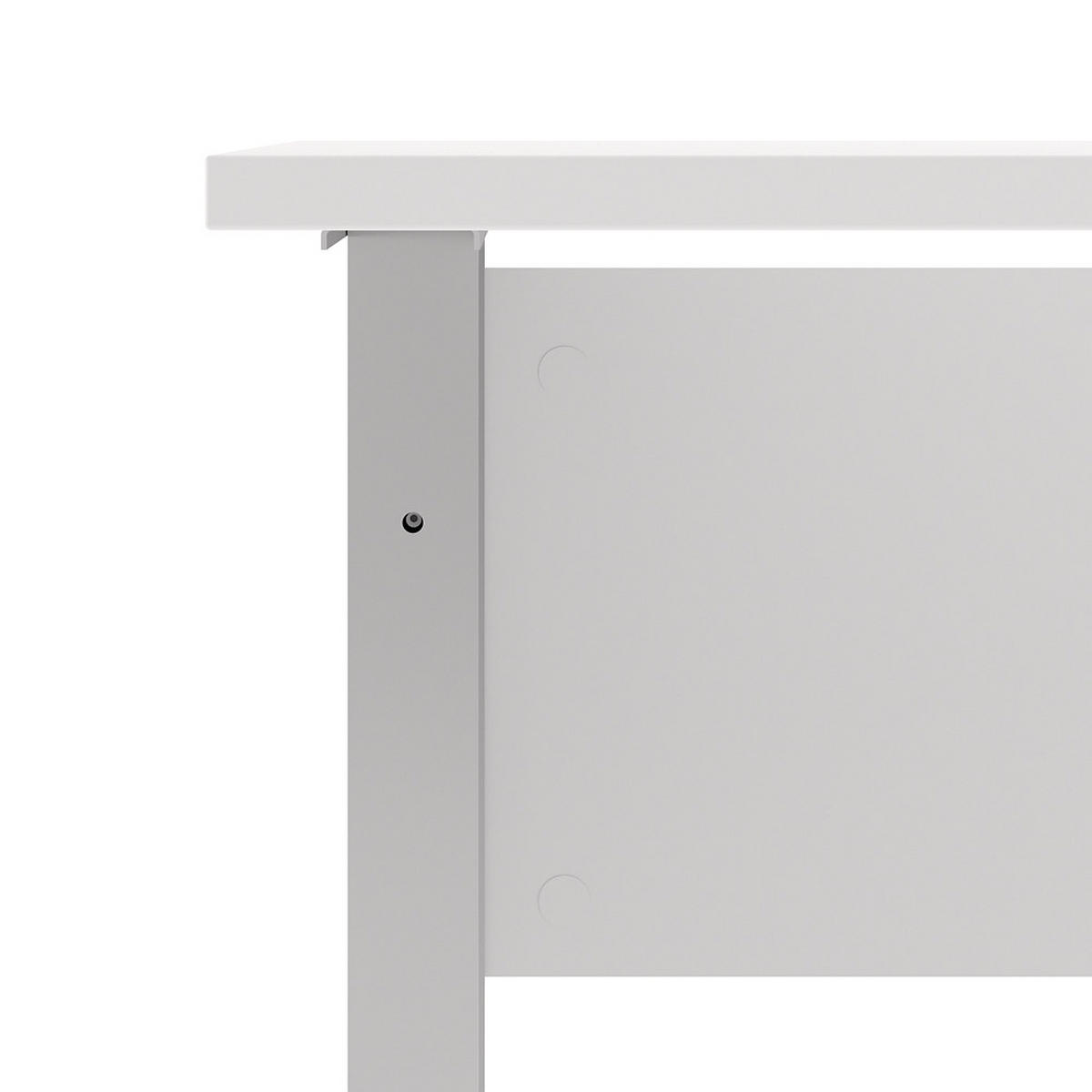 SCHREIBTISCH Weiß - Weiß, Holzwerkstoff (80/150/74cm) - ebuy24