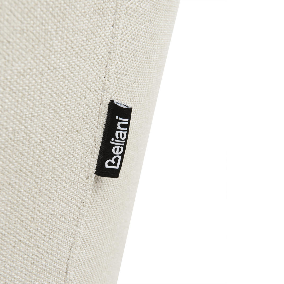 SESSEL Hellbeige Orsta - Beige/Goldfarben, Textil (112/73/85cm) - Beliani