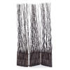 PARAVENT Wave 3 Weidenzweige braun - Braun, Naturmaterialien (120/170/6cm) - DESIGN DELIGHTS