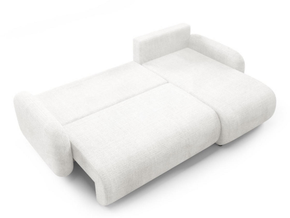 ECKSOFA Creme KOMA Mit Schlaffunktion - Weiß, Textil (228/147cm) - Sepro Meble