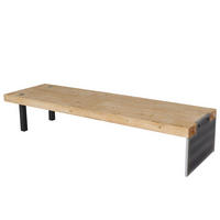 SITZBANK Braun - Braun, Holz (200/40/60cm) - MCW