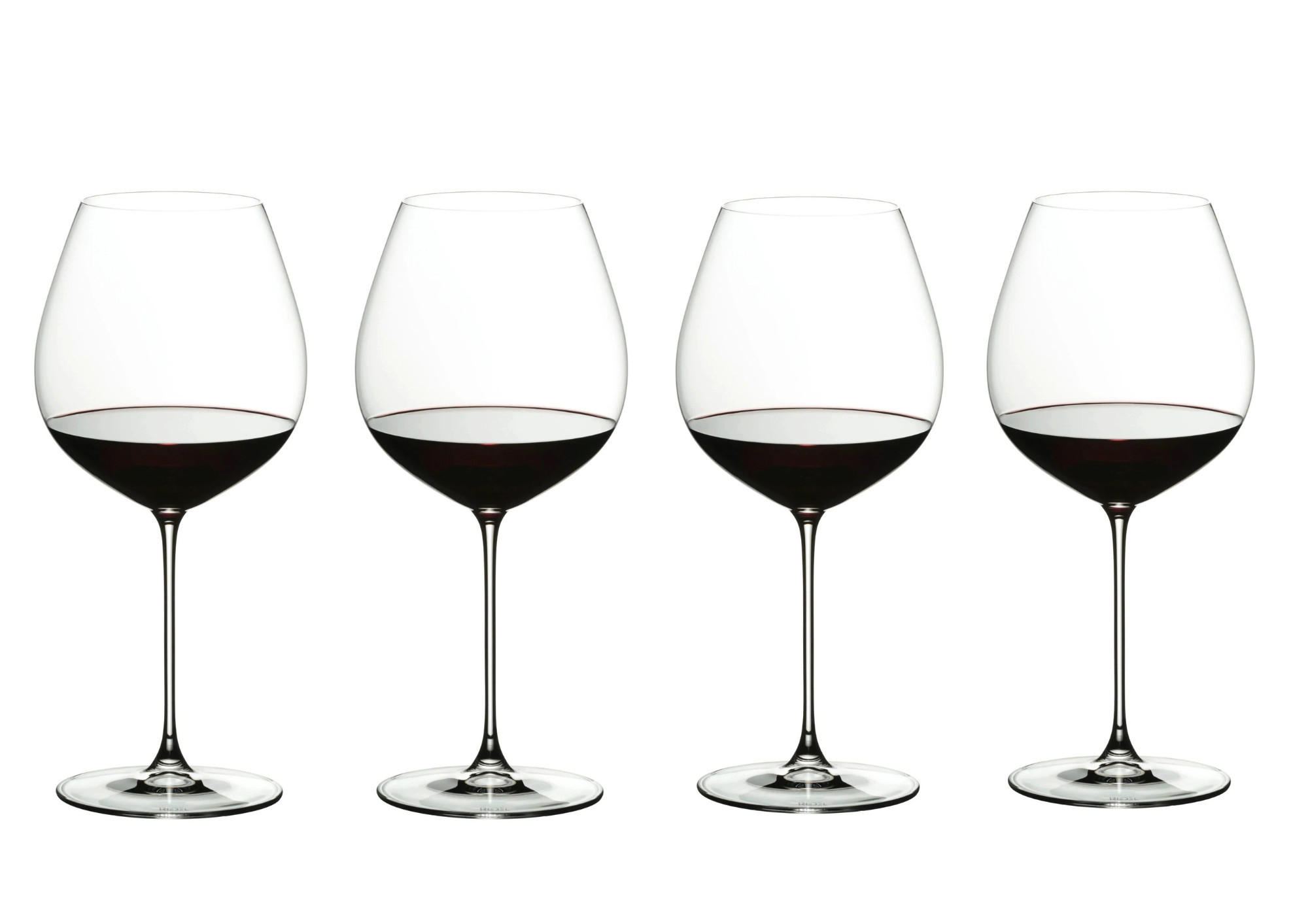 ROTWEINGLAS Veritas Old World Pinot Noir, 4er Set, Kristallglas - Transparent, Glas (0.74L) - Riedel