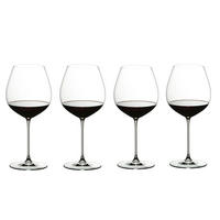 ROTWEINGLAS Veritas Old World Pinot Noir, 4er Set, Kristallglas - Transparent, Glas (0.74L) - Riedel