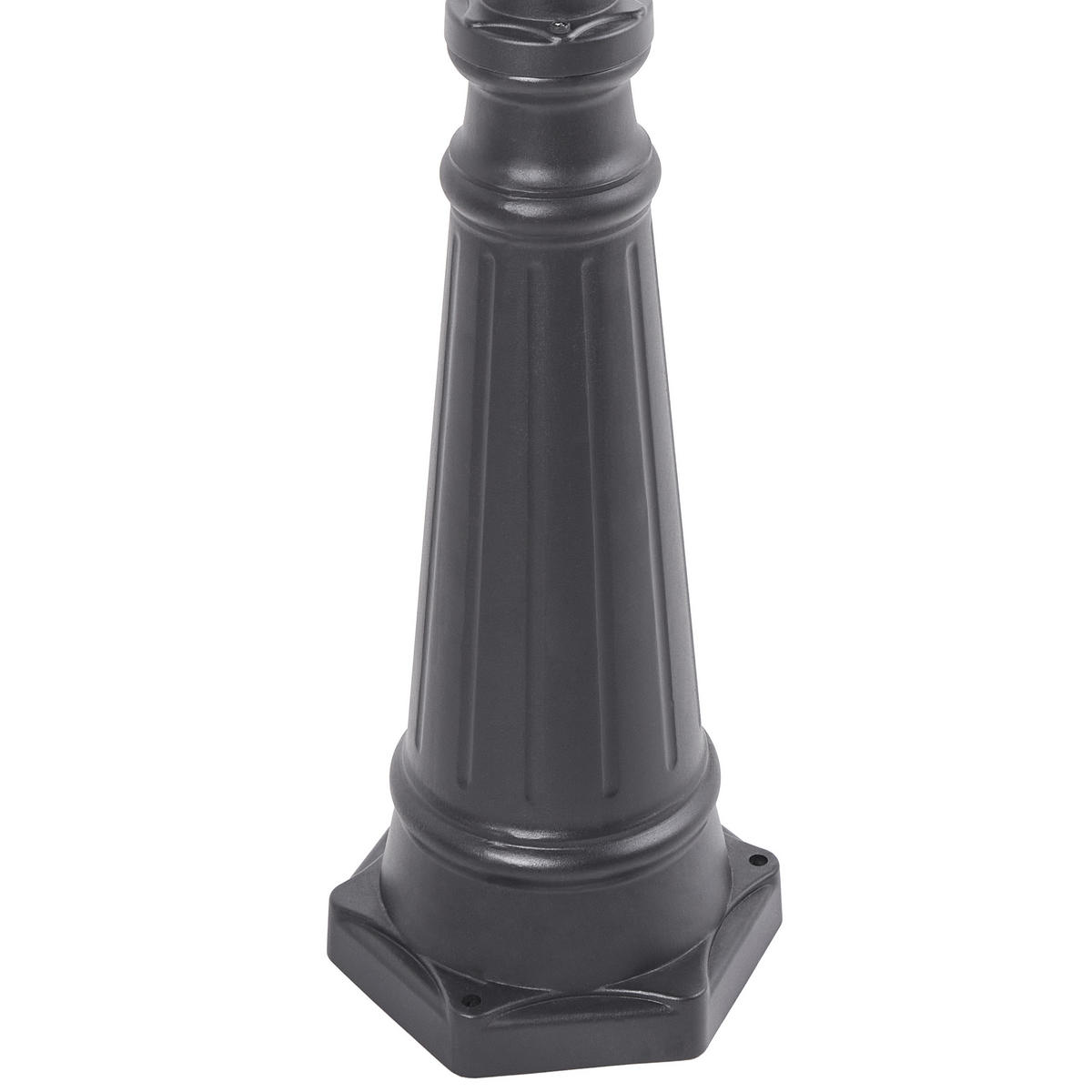 AUSSENLATERNE Schwarz Sukri - Schwarz, Metall (26/55/222cm) - Beliani