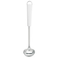 SOSSENLÖFFEL Essential, Sossenlöffel/-Kelle, Weiß und Edelstahl, 400506 - Weiß, Metall (32.5cm) - Brabantia