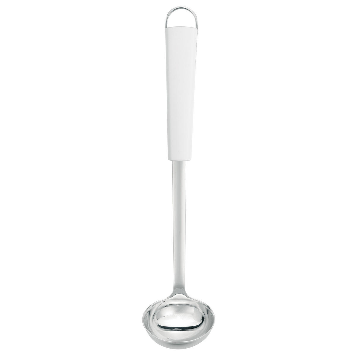 SOSSENLÖFFEL Essential, Sossenlöffel/-Kelle, Weiß und Edelstahl, 400506 - Weiß, Metall (32.5cm) - Brabantia