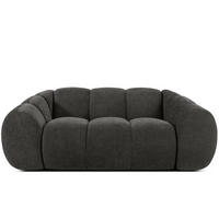 2-SITZER SOFA FLAVA, Graphitfarben - Graphitfarben, Holz/Holzwerkstoff (200/76/100cm) - KONSIMO®
