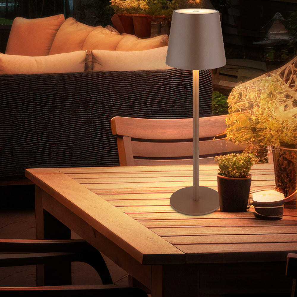 Thumbnail - Globo Lighting Led, Braun, Metall, F, 10.6x36x10.6 cm, Lampen & Leuchten, Außenbeleuchtung, Außenleuchten