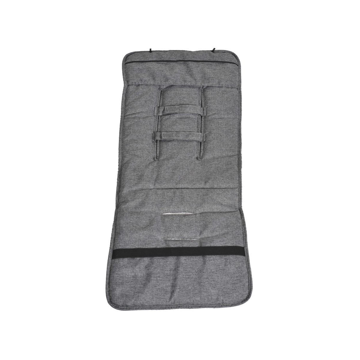 KINDERWAGEN Stroller pad Luxe grau Universalsitzunterlage 80 x 34 cm, für jede Jahreszeit geeignet - Grau, Textil (34/2/80cm) - Cangaroo