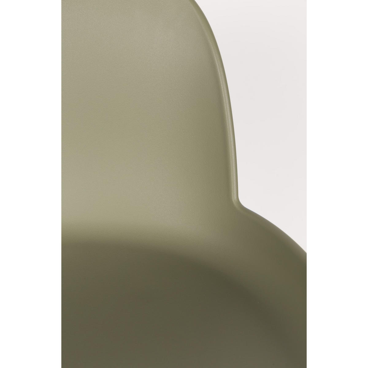 BARHOCKER Albert Kuip Rückenlehne 65 cm Grün - 2 er Set - Grün, Kunststoff (45/89/47.5cm) - Zuiver