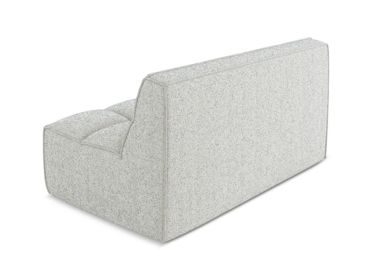 2-SITZER-SOFA Strukturstoff Stoff Beige - Beige/Schwarz, Kunststoff/Textil (160/75/93cm) - Makamii