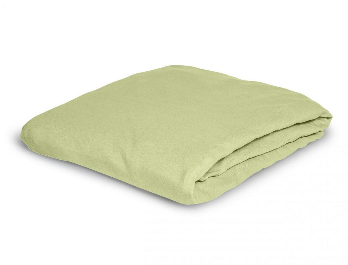 SPANNBETTTUCH JUPITER 0008 - Grün, Textil (100/200cm) - Irisette