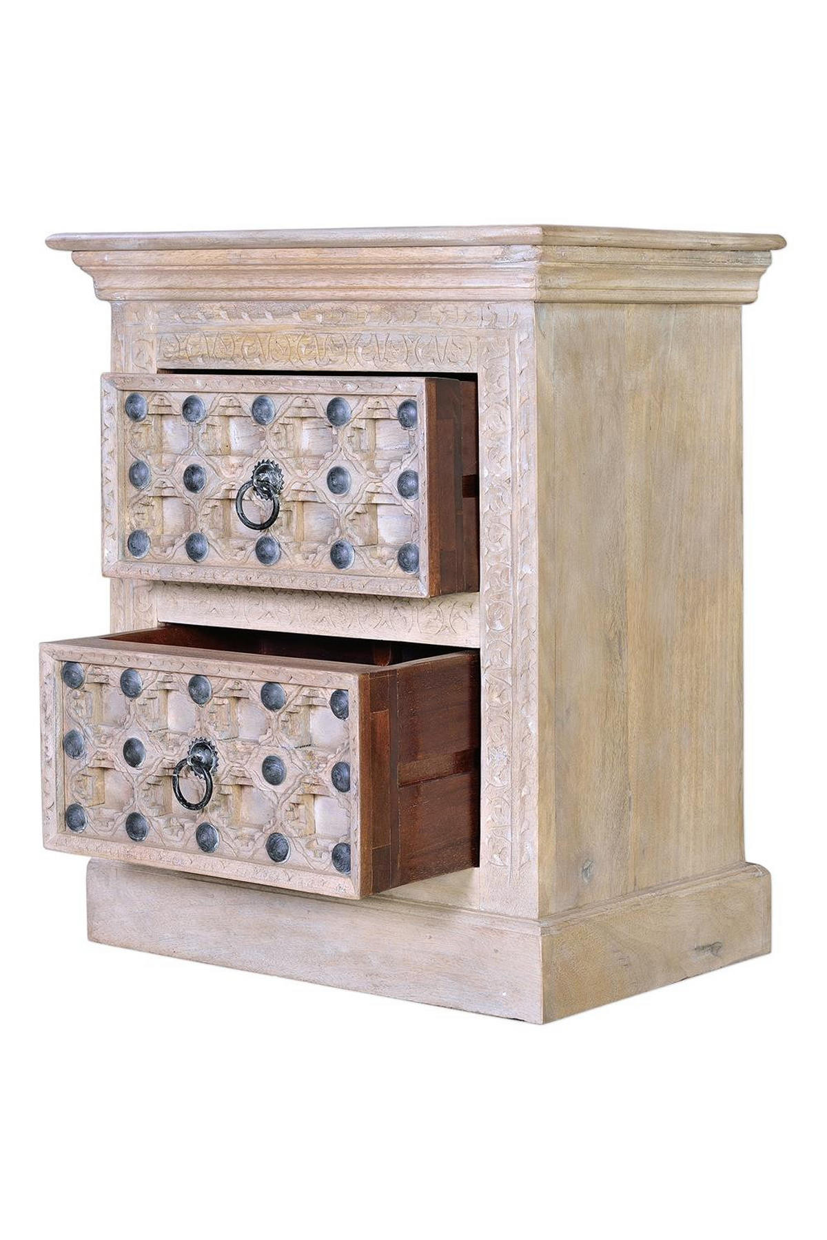 NACHTTISCH aus Mangoholz - Braun, Holz (60/70/40cm) - Giner y Colomer