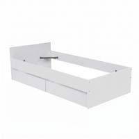 BETT KAPPA mit Schubladen / Bett 90x190 - Weiß - Weiß, Holzwerkstoff (90/190cm) - Weber Industries