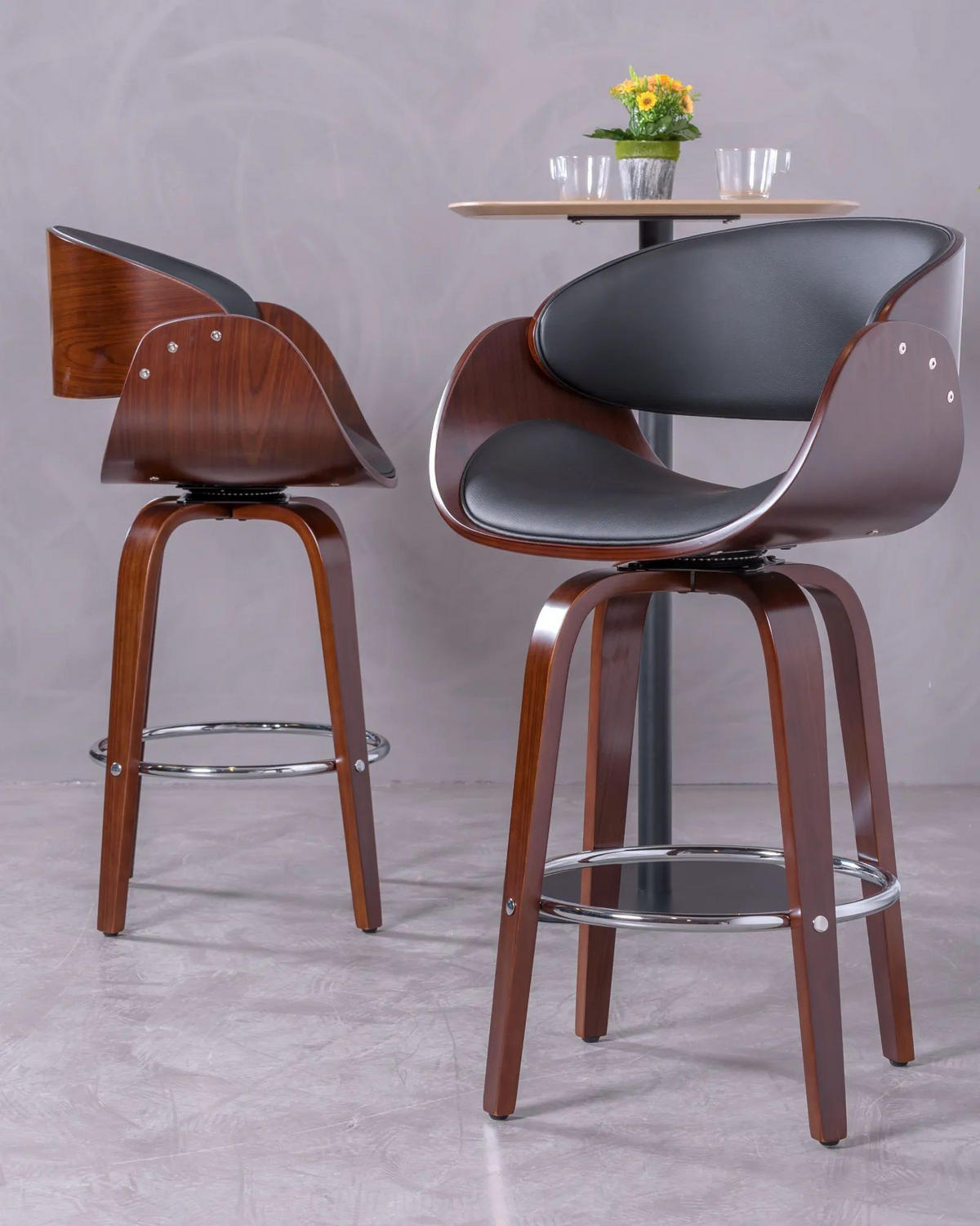 HOCKER Holz Schwarz - Schwarz, Holz (58/100/50cm) - Nest Dream