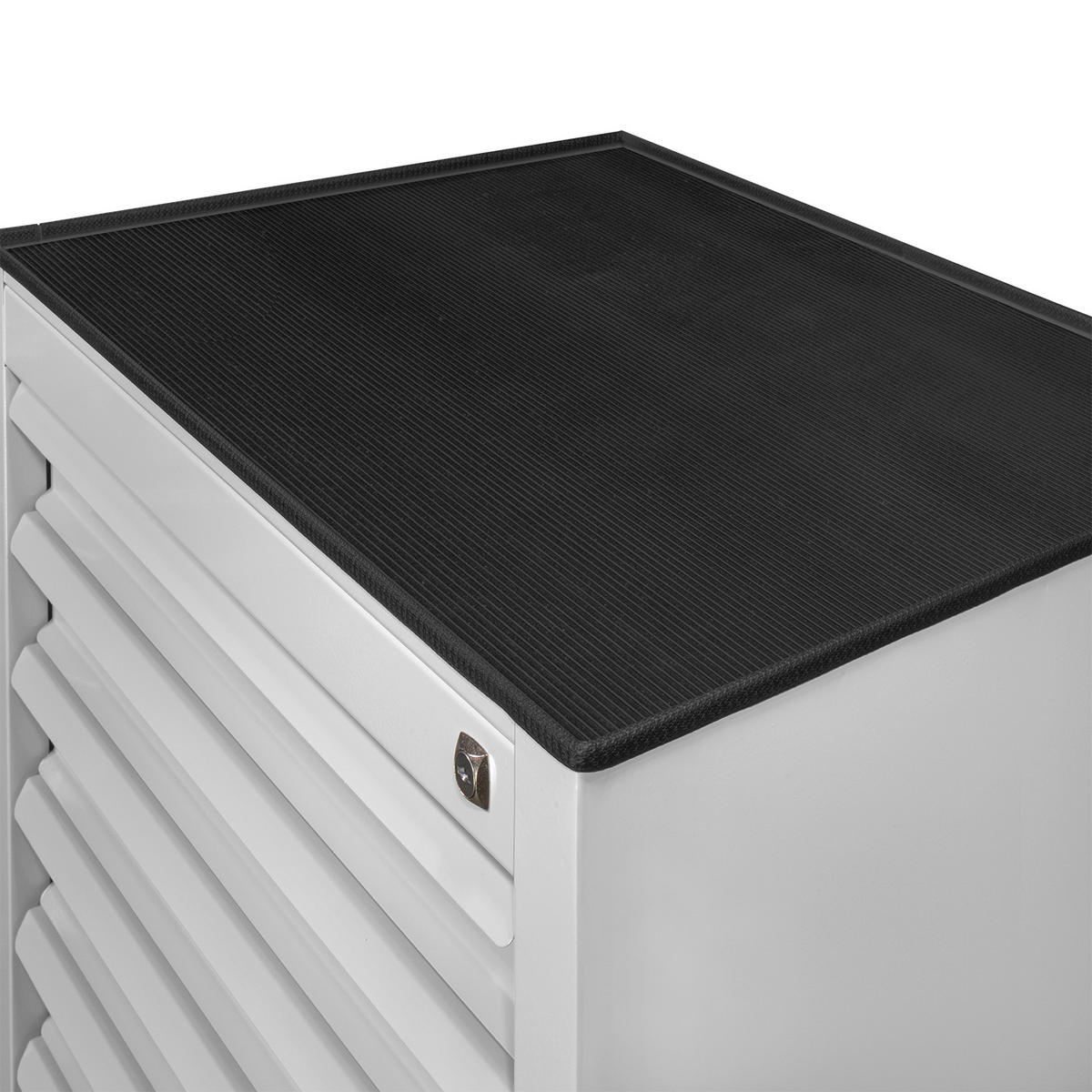 SCHUBLADENSCHRANK Kobra mit 8 Schubladen 90x71x55cm Lichtgrau - Grau, Metall (71/90/55cm) - PROREGAL