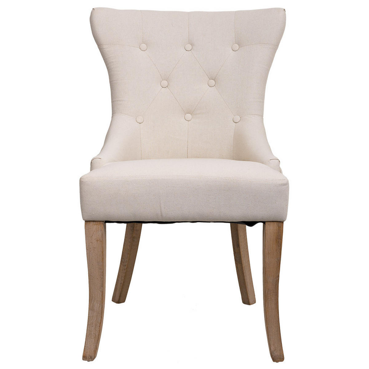 STUHL aus Holz, 52x45x50cm - Beige, Naturmaterialien (52/97/45cm) - Wanderlust