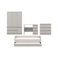 JUGENDZIMMER-SET SIMO C 4-teilig in Kaschmir - Kaschmir, Holzwerkstoff (420/180/96cm) - Deine Möbel 24