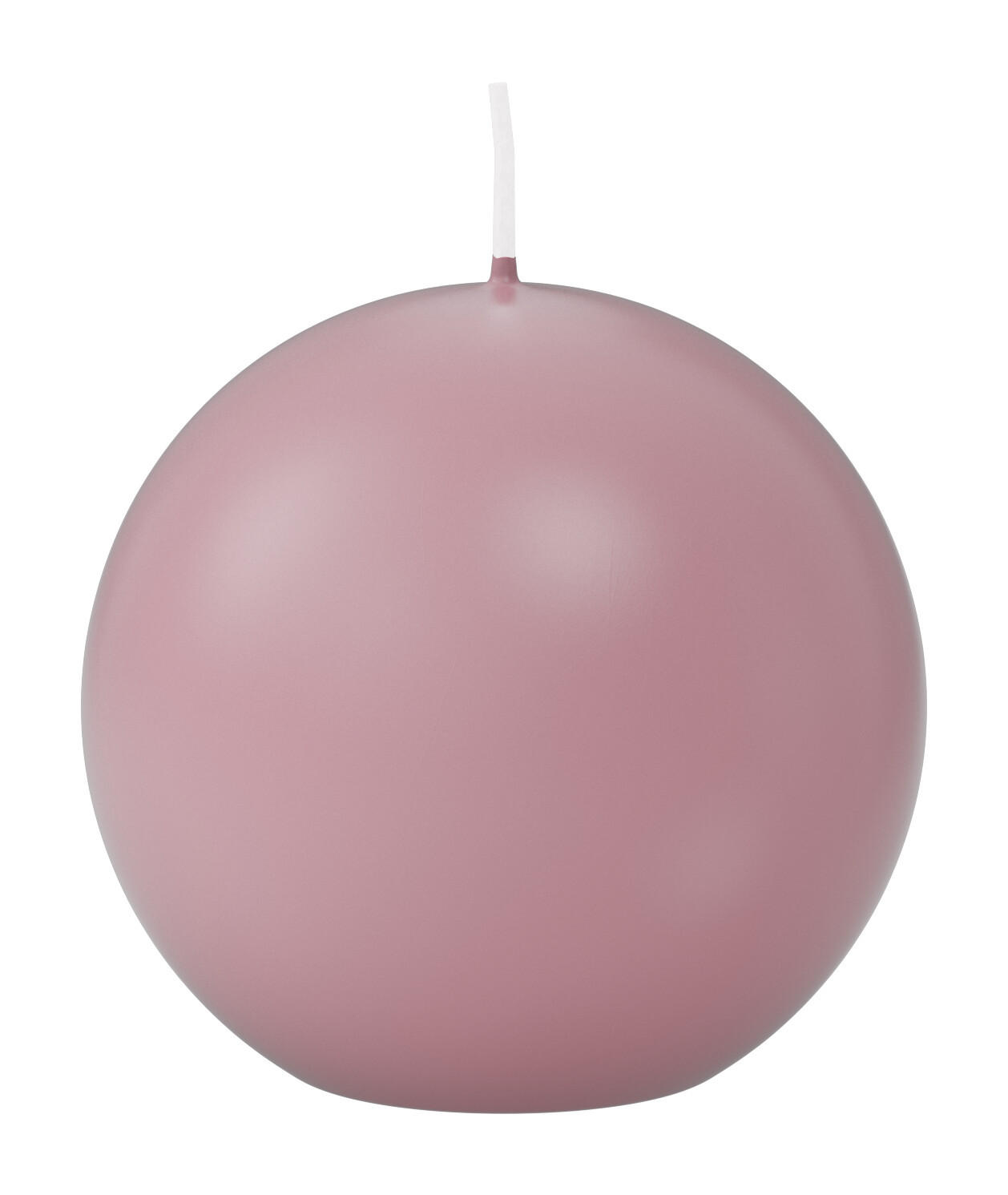 KUGELKERZEN Rosa Ø 80 mm, 6 Stück - Rosa, Paraffin (8/8/8cm) - Wiedemann Kerzen