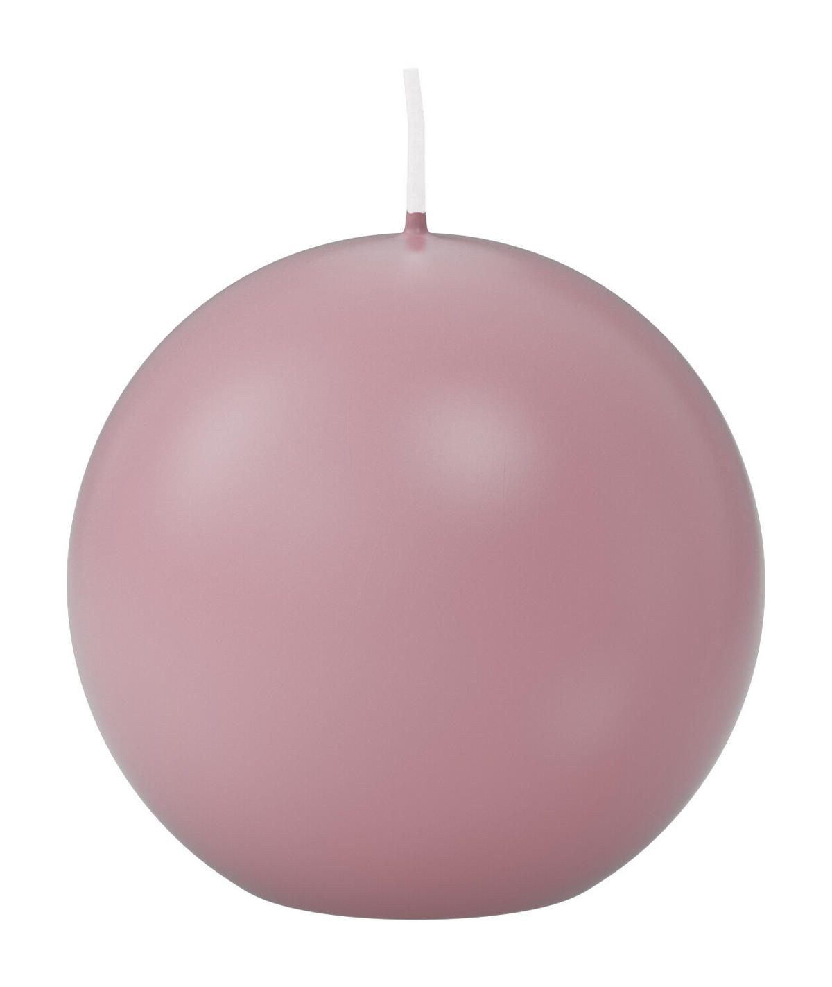 KUGELKERZEN Rosa Ø 80 mm, 6 Stück - Rosa, Paraffin (8/8/8cm) - Wiedemann Kerzen