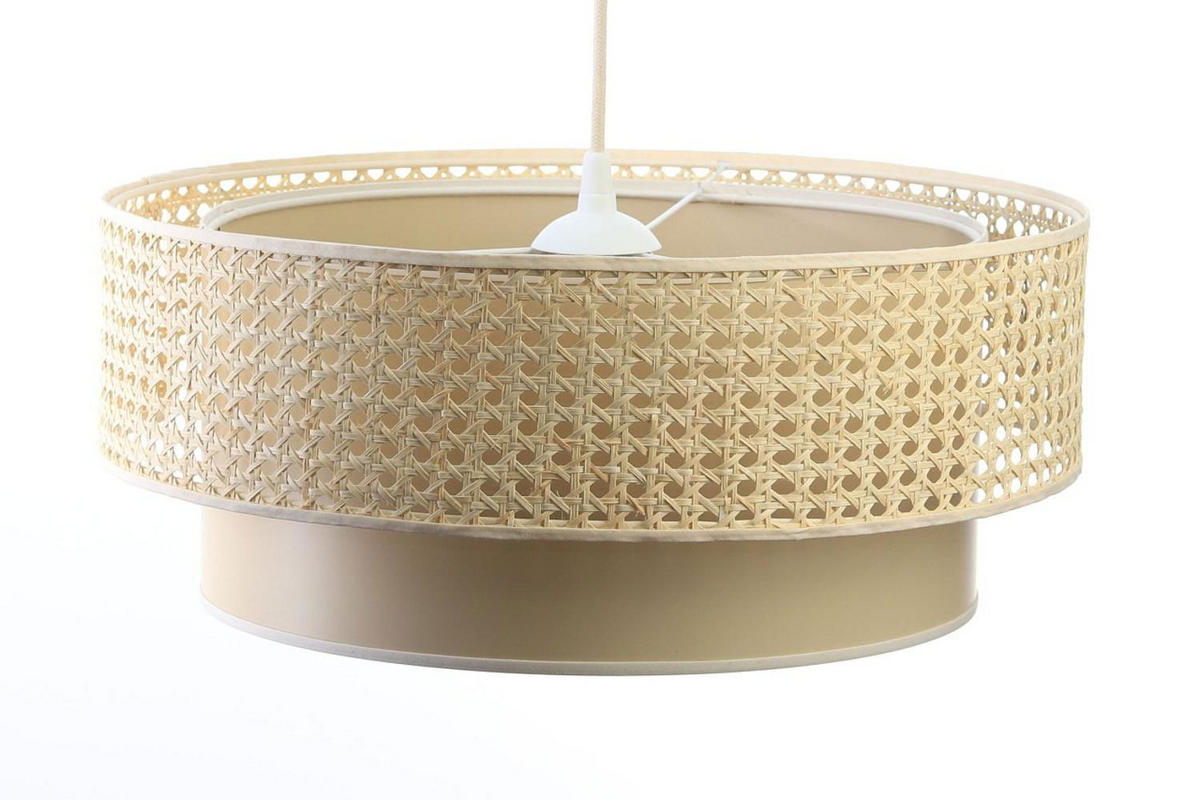 HÄNGELEUCHTE Beige 40/20 cm - Beige, Kunststoff (40/1/20cm) - ONZENO